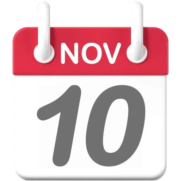 Monday, November 10