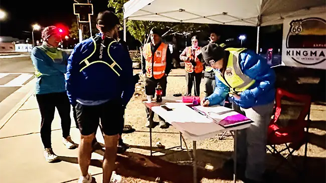 Time station volunteers